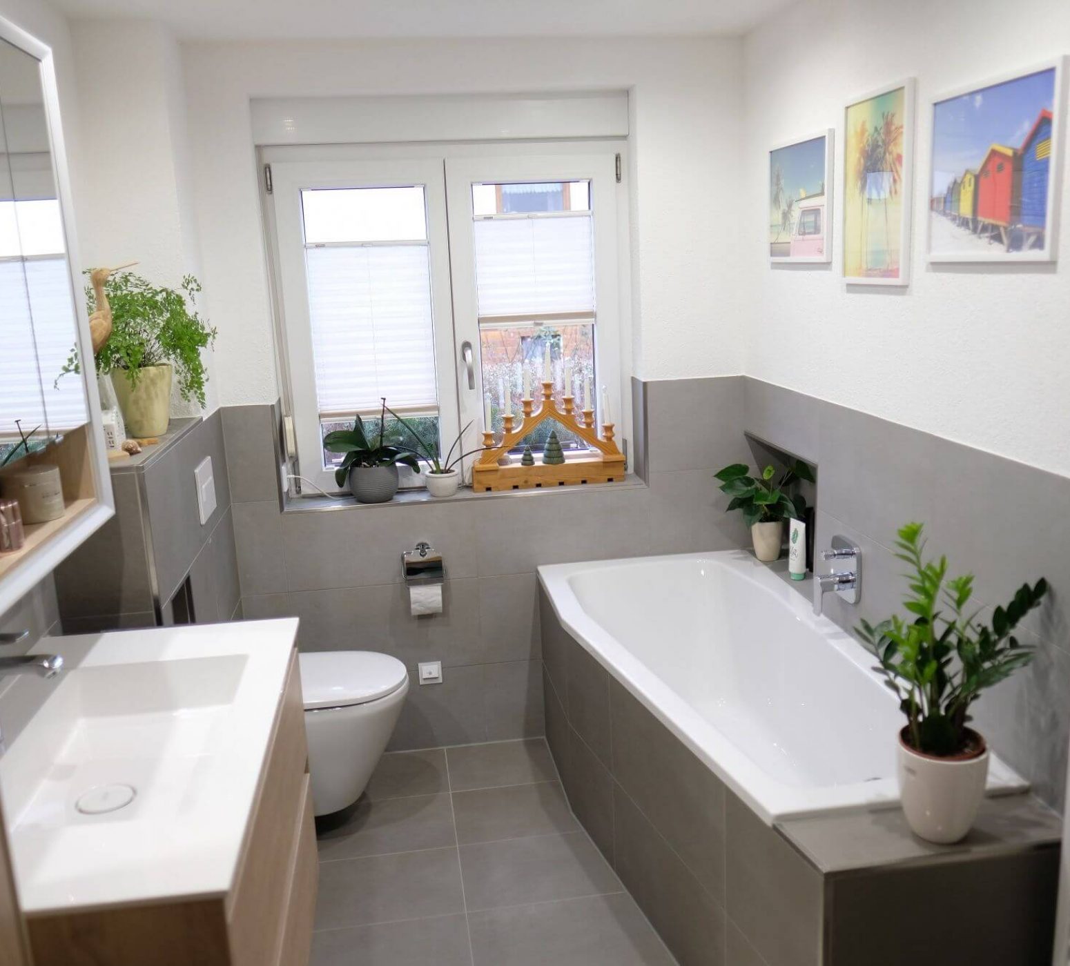 Moderne Badsanierung mit Badewanne in der Region Oelsnitz 5